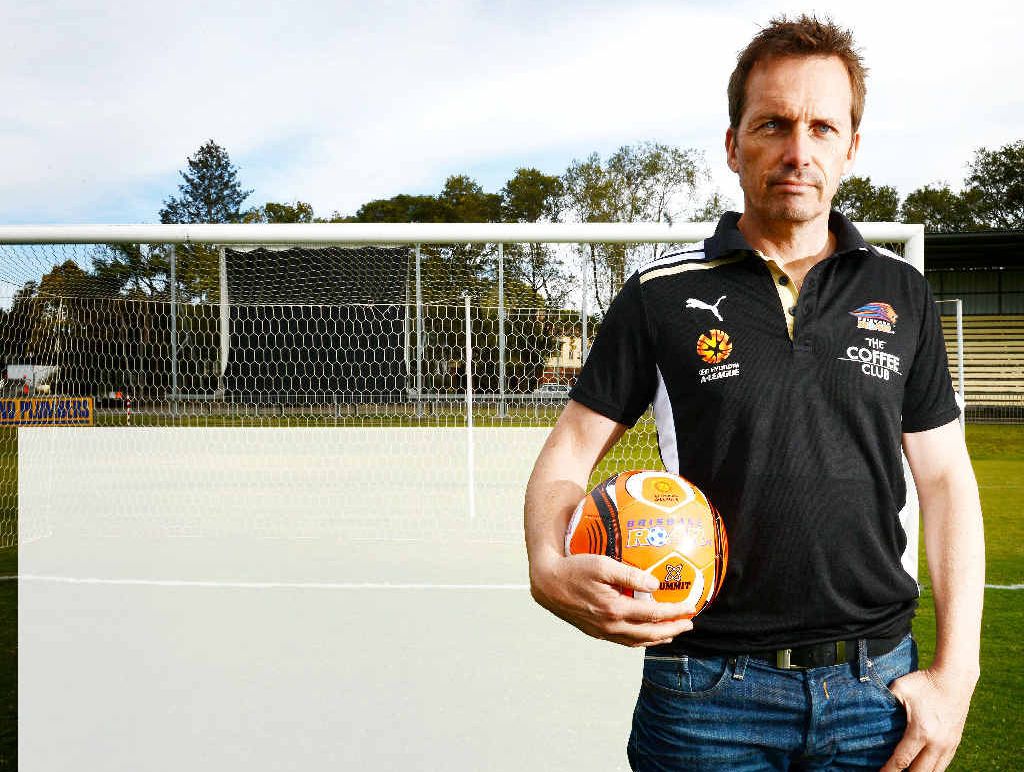 BRANCHING OUT: Brisbane Roar coach Mike Mulvey at Oakes Oval, Lismore, yesterday in the lead-up to the A-League trialgame against the Melbourne Heart. BRANCHING OUT: Brisbane Roar coach Mike Mulvey at Oakes Oval, Lismore, yesterday in the lead-up to the A-League trialgame against the Melbourne Heart.
